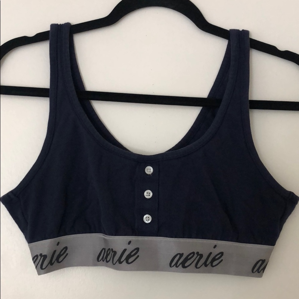 Aerie Navy Bra/Bralette